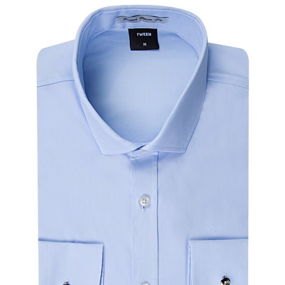 TWEEN Blue Easy Care Dress Shirt - Picture 1 of 4